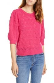 Joie Jenise Puff Sleeve Wool  amp  Cashmere Sweater   Nordstrom at Nordstrom